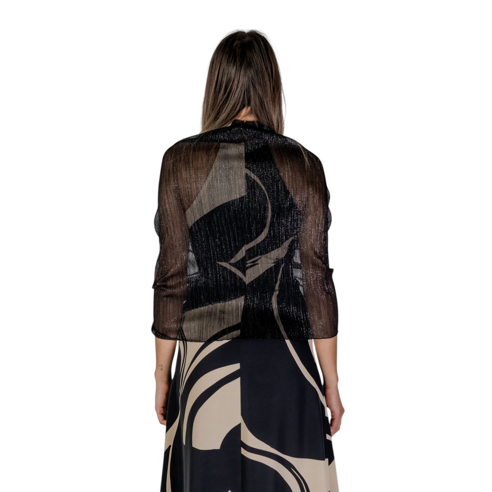 Rinascimento Black Polyester Scarf - ACCEXO