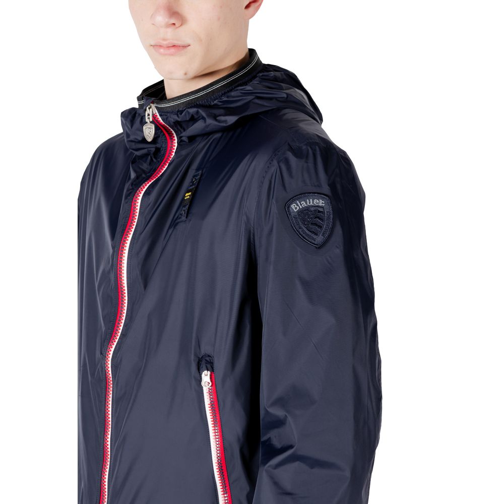 Blauer Blue Polyamide Jackets & Coat - ACCEXO