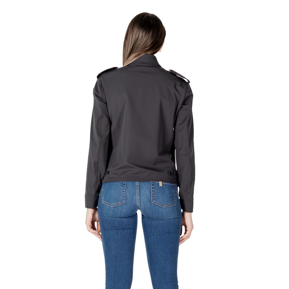 Blauer Black Polyamide Jackets & Coat - ACCEXO