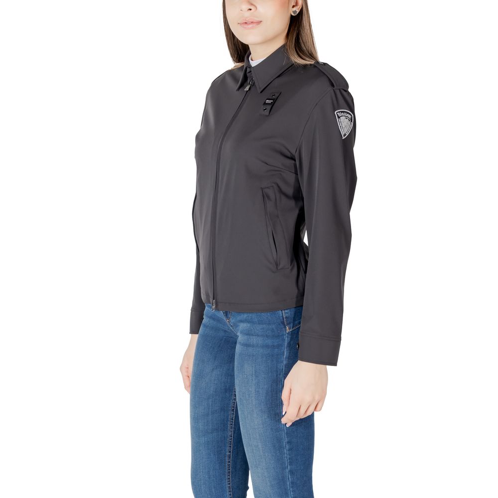 Blauer Black Polyamide Jackets & Coat - ACCEXO