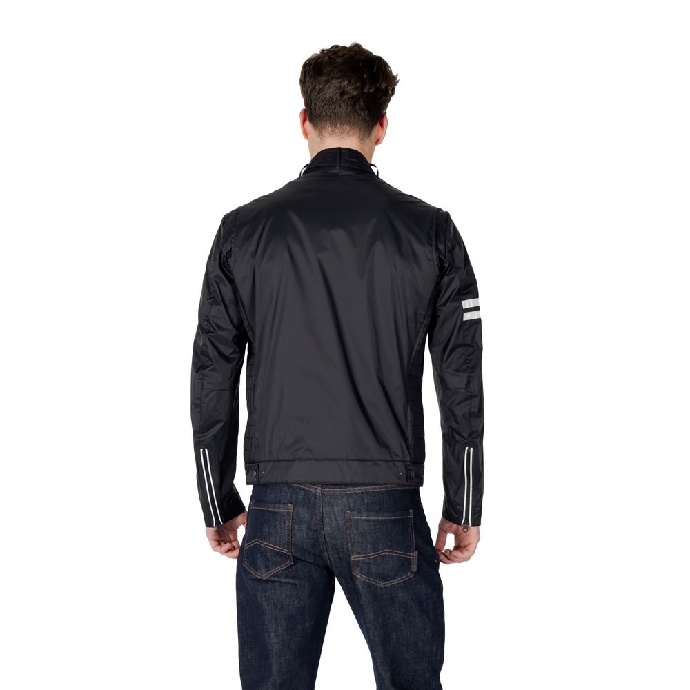 Blauer Black Polyamide Jackets & Coat - ACCEXO