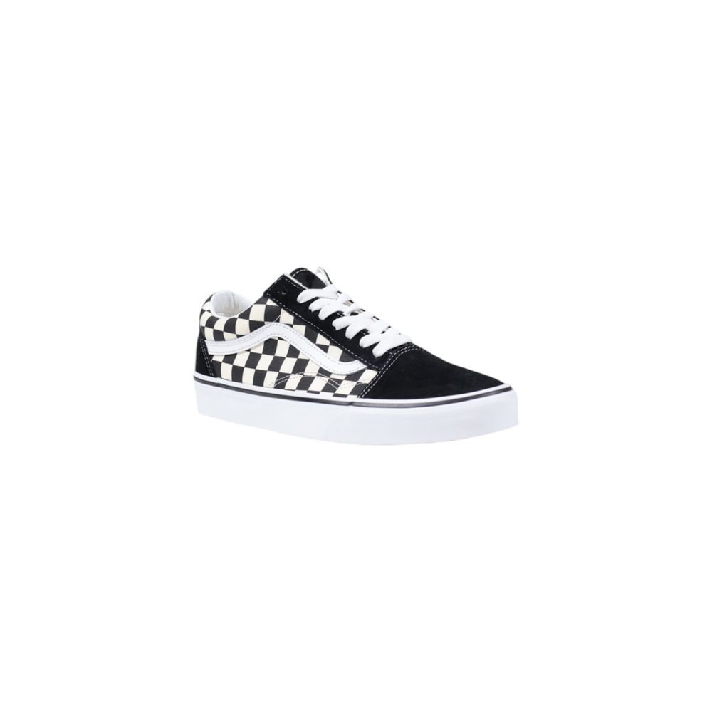 Vans Black And White Fabric Sneaker - ACCEXO