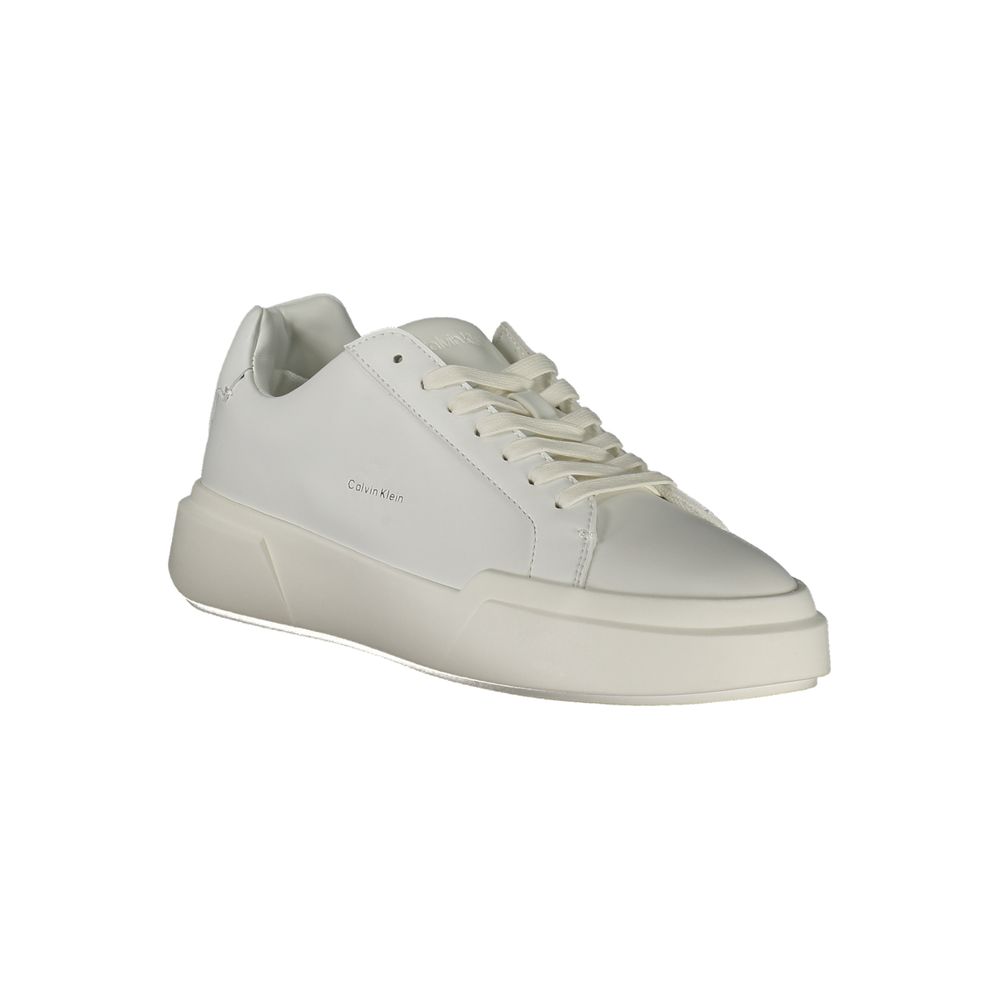 Calvin Klein White Polyester Sneaker