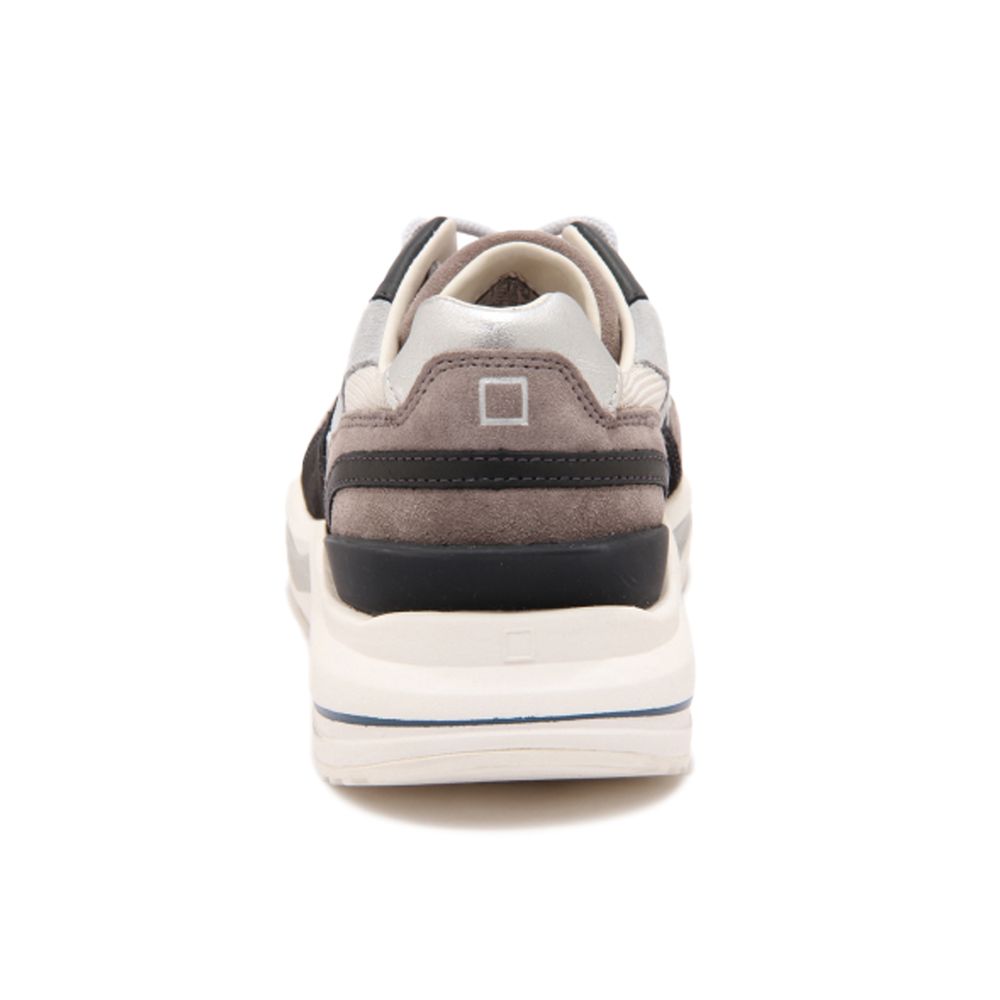 D.A.T.E Beige Leather Sneaker - ACCEXO