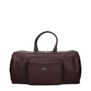 Pineider Brown Leather Luggage And Travel