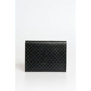 Trussardi Black Polyester Clutch Bag - ACCEXO