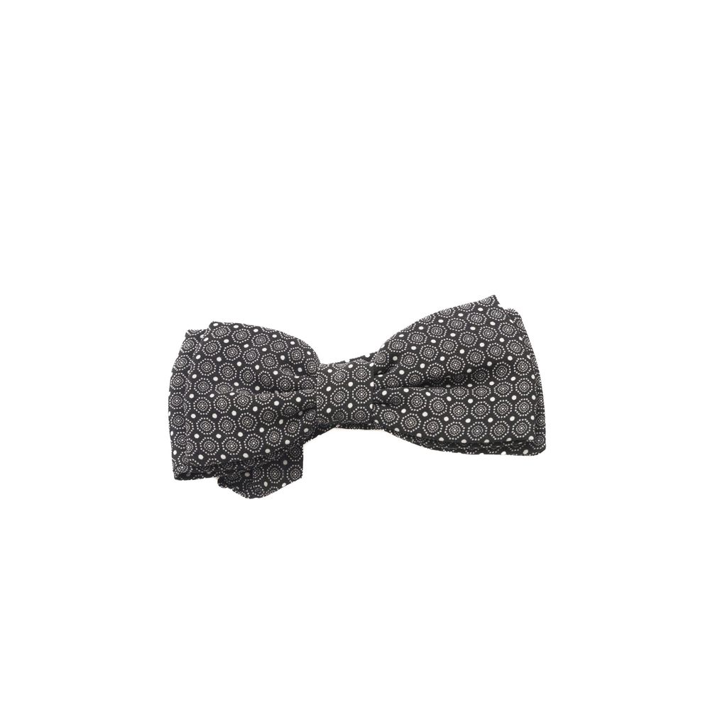 Trussardi Black Silk Men's Bowtie - ACCEXO