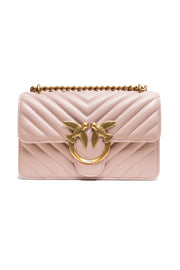 PINKO Powder Pink Mini Love Bag One Chevron - ACCEXO