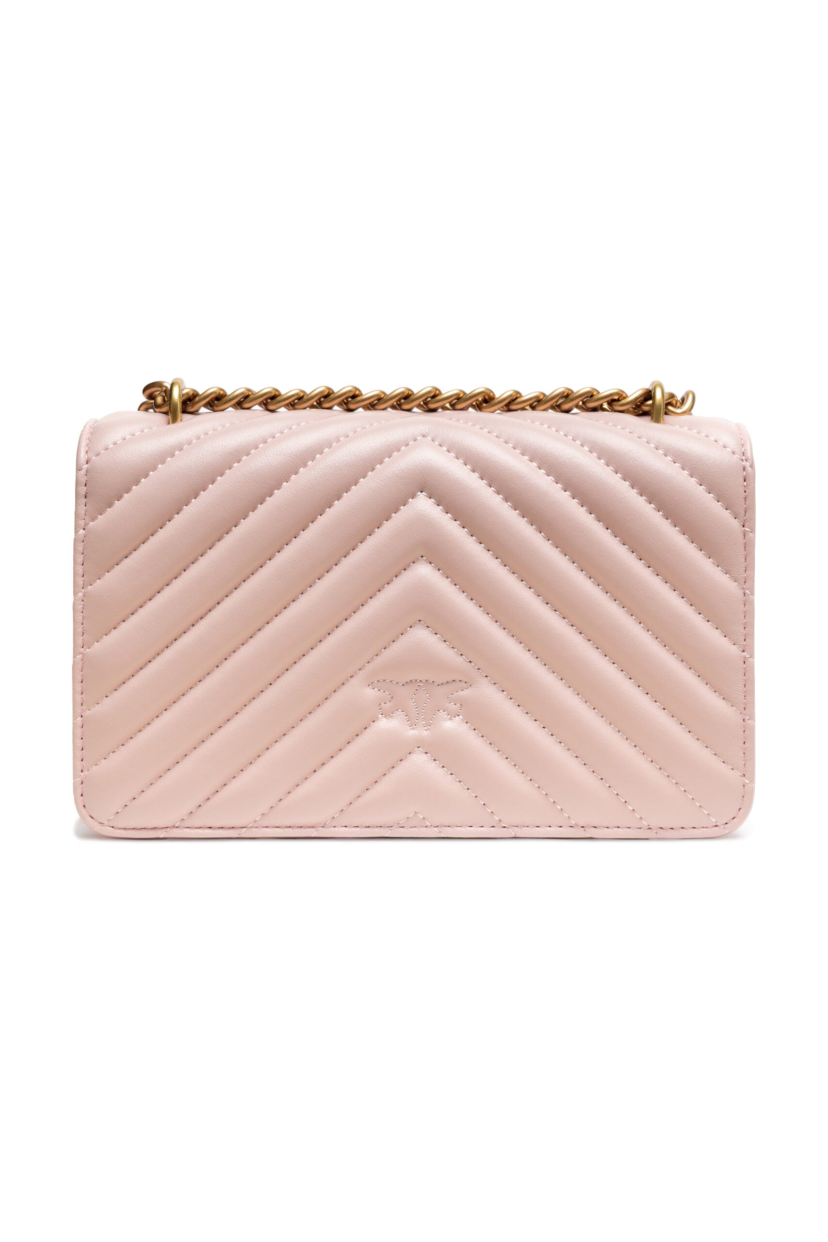 PINKO Powder Pink Mini Love Bag One Chevron - ACCEXO