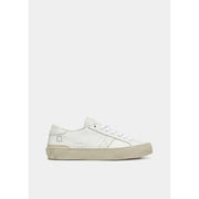 D.A.T.E White Leather Sneaker - ACCEXO