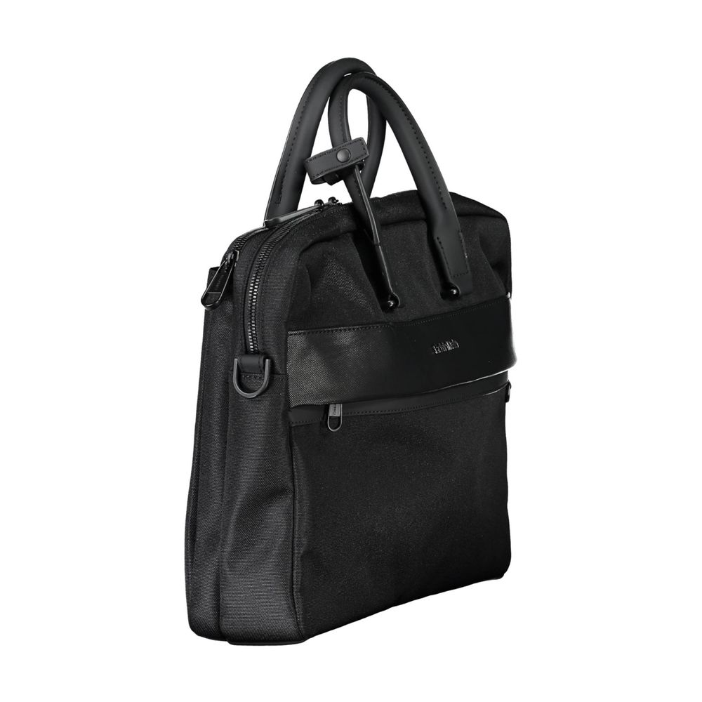 Calvin Klein Black Polyester Handbag - ACCEXO