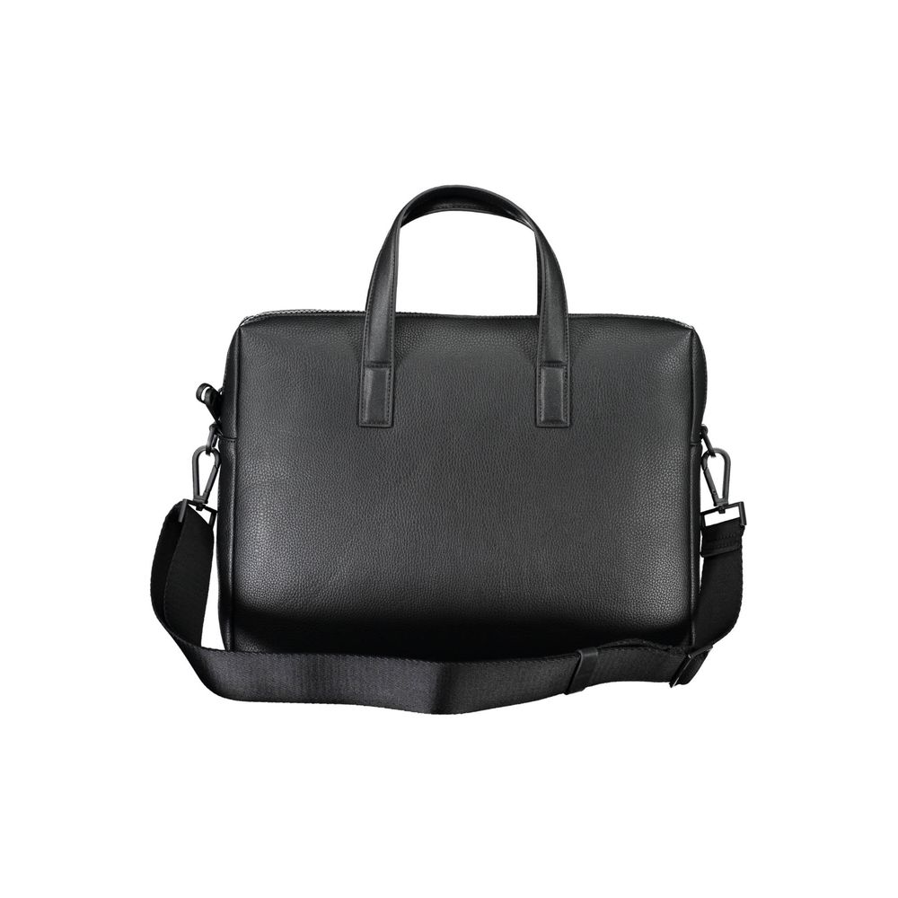 Calvin Klein Black Polyester Handbag - ACCEXO