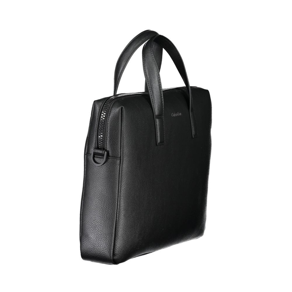 Calvin Klein Black Polyester Handbag - ACCEXO