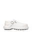 Jil Sander White Leather Slip-On Loafers