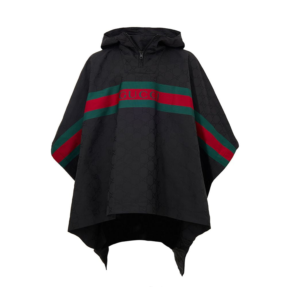 Gucci Black Polyester Trench Coat - ACCEXO