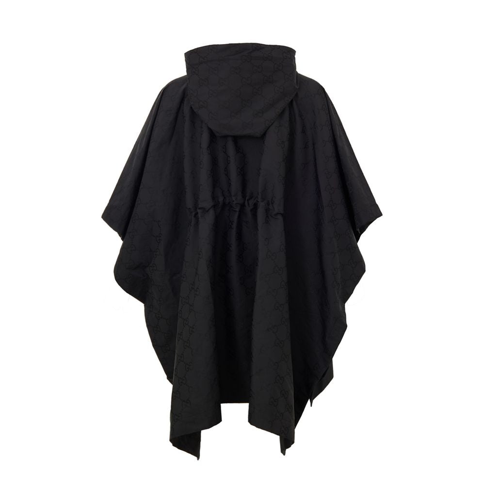 Gucci Black Polyester Trench Coat - ACCEXO