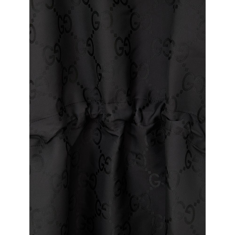 Gucci Black Polyester Trench Coat - ACCEXO