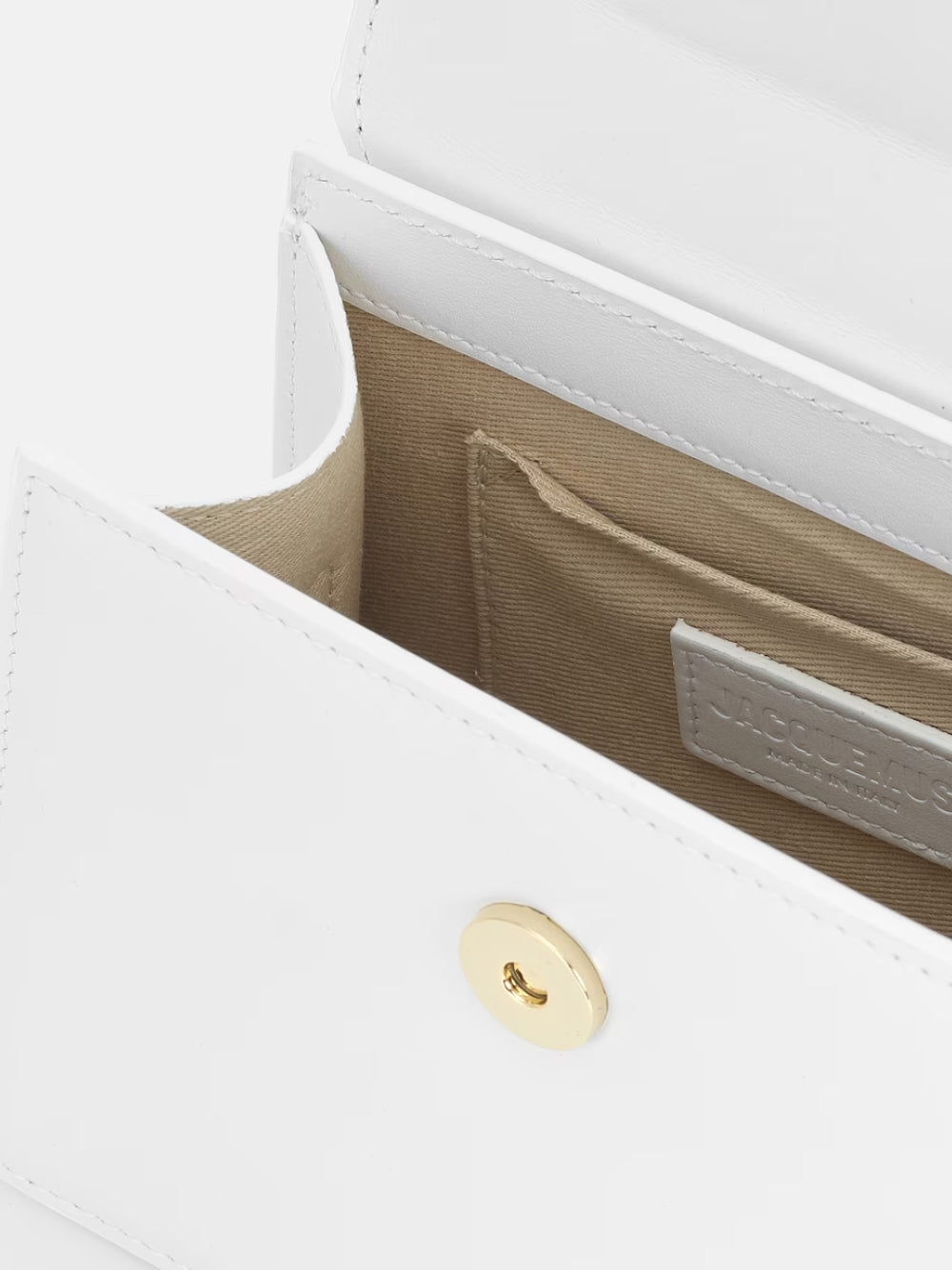 Jacquemus White Le Chiquito Moyen Bag - ACCEXO