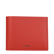 Jil Sander Red Leather Wallets