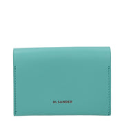 Jil Sander Green Leather Cardholders