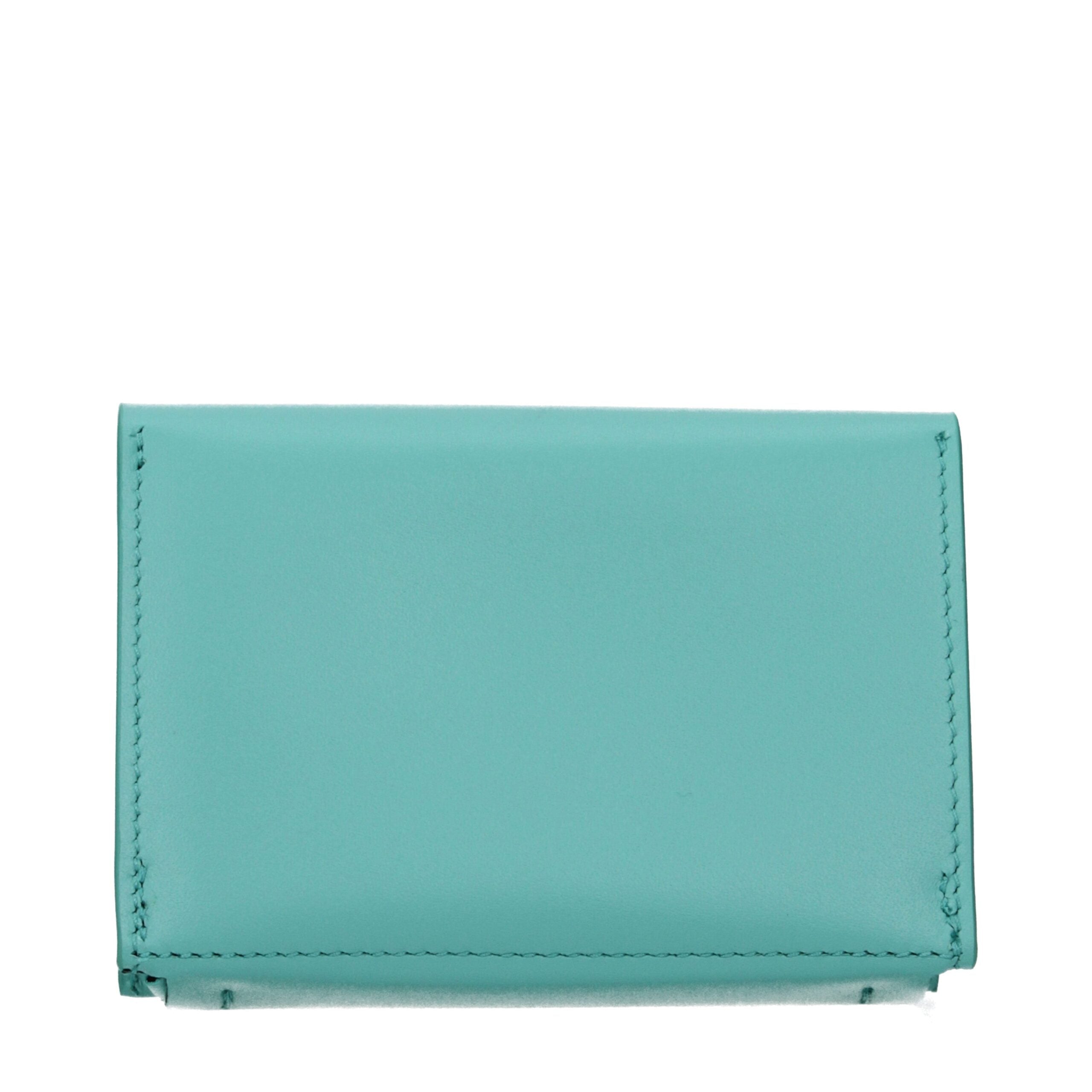 Jil Sander Green Leather Cardholders