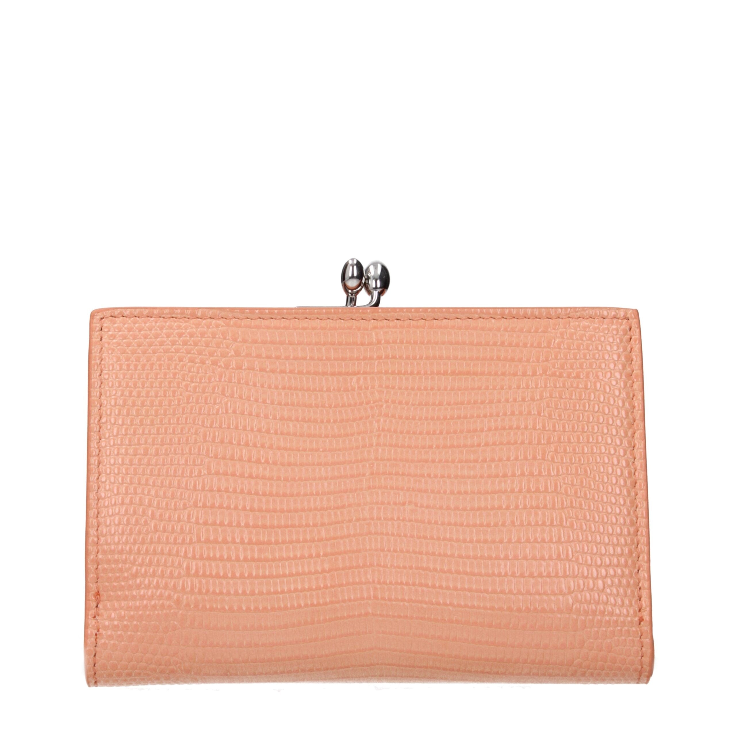 Jil Sander Pink Leather Wallets