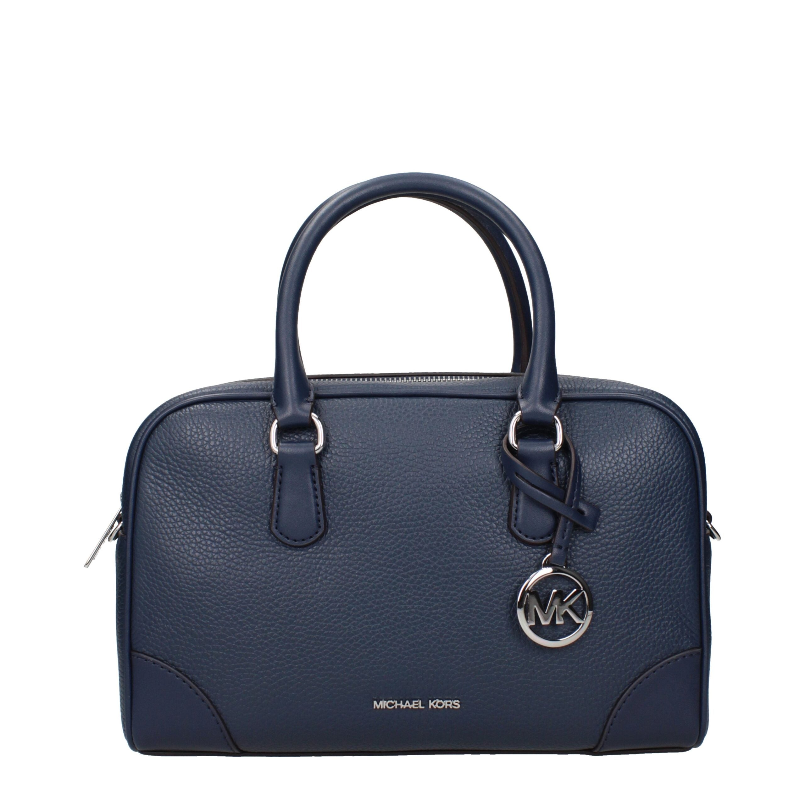 Michael Kors Blue Leather Handbags