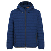 Suns Blue Polyester Men's Quilted Jacket