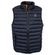 Suns Blue Polyester Sleveless Jacket