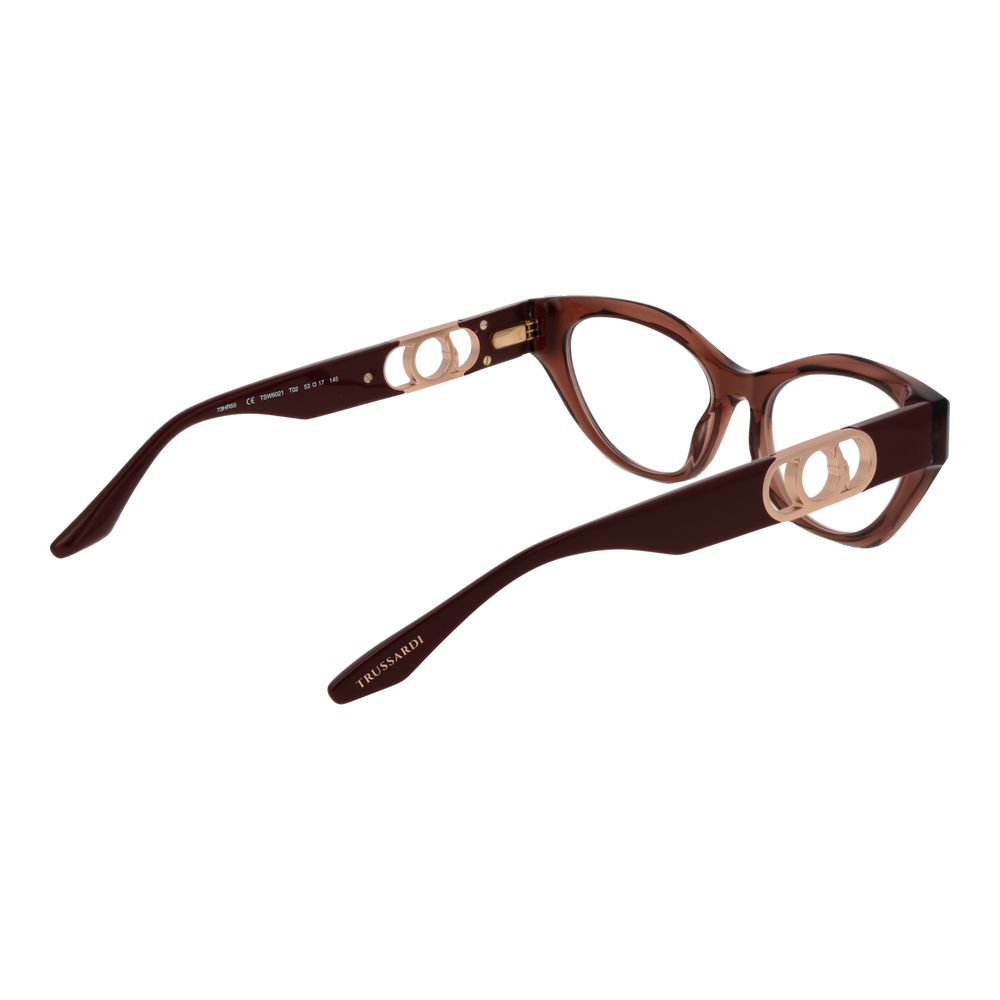 Trussardi Brown Women Glasses Frame