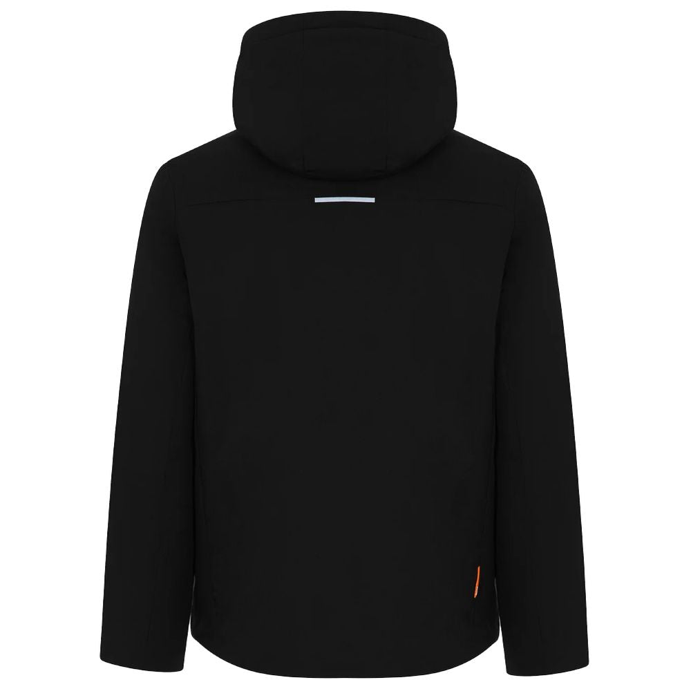 Suns Black Polyester Jackets & Coat