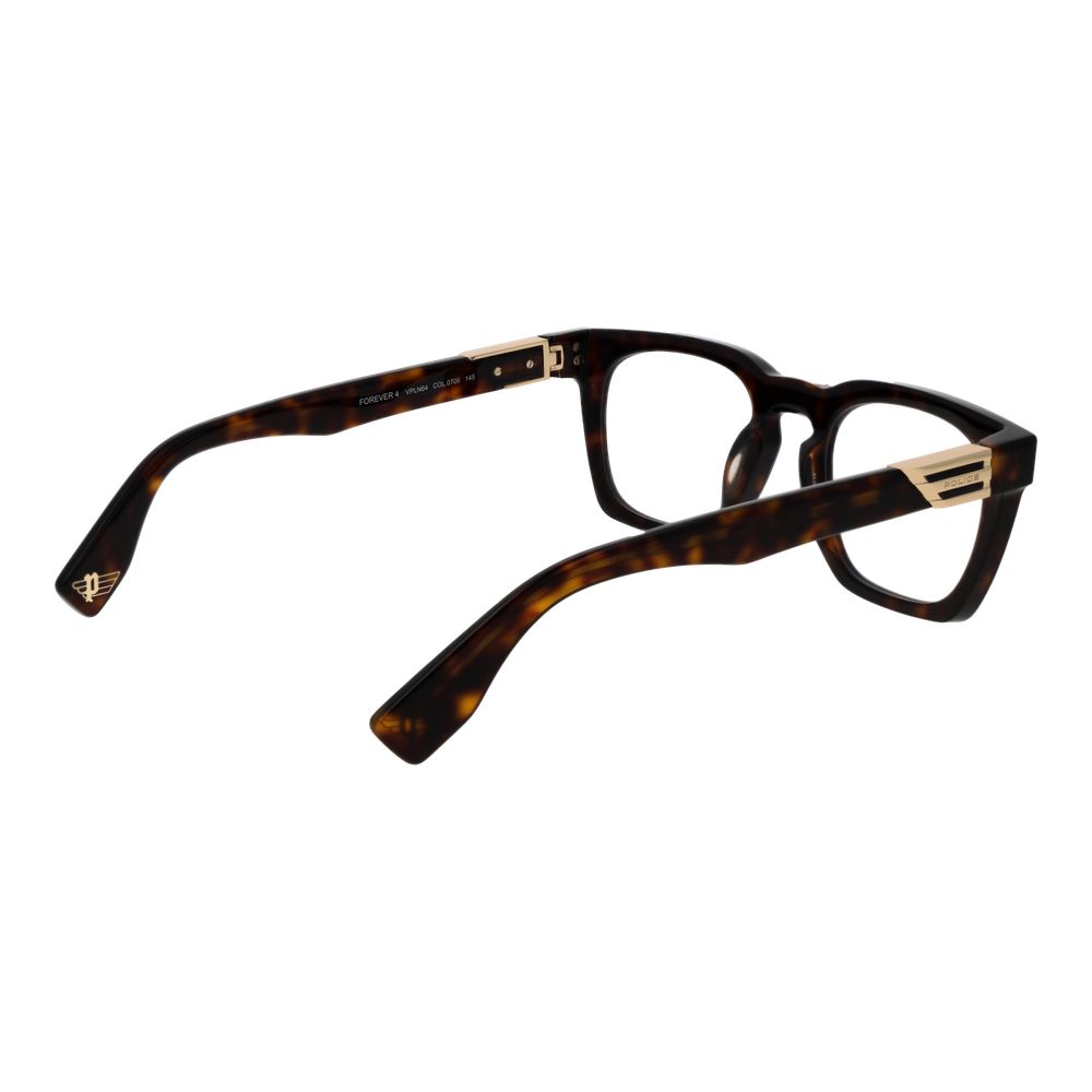 Police Brown Men Glasses Frame