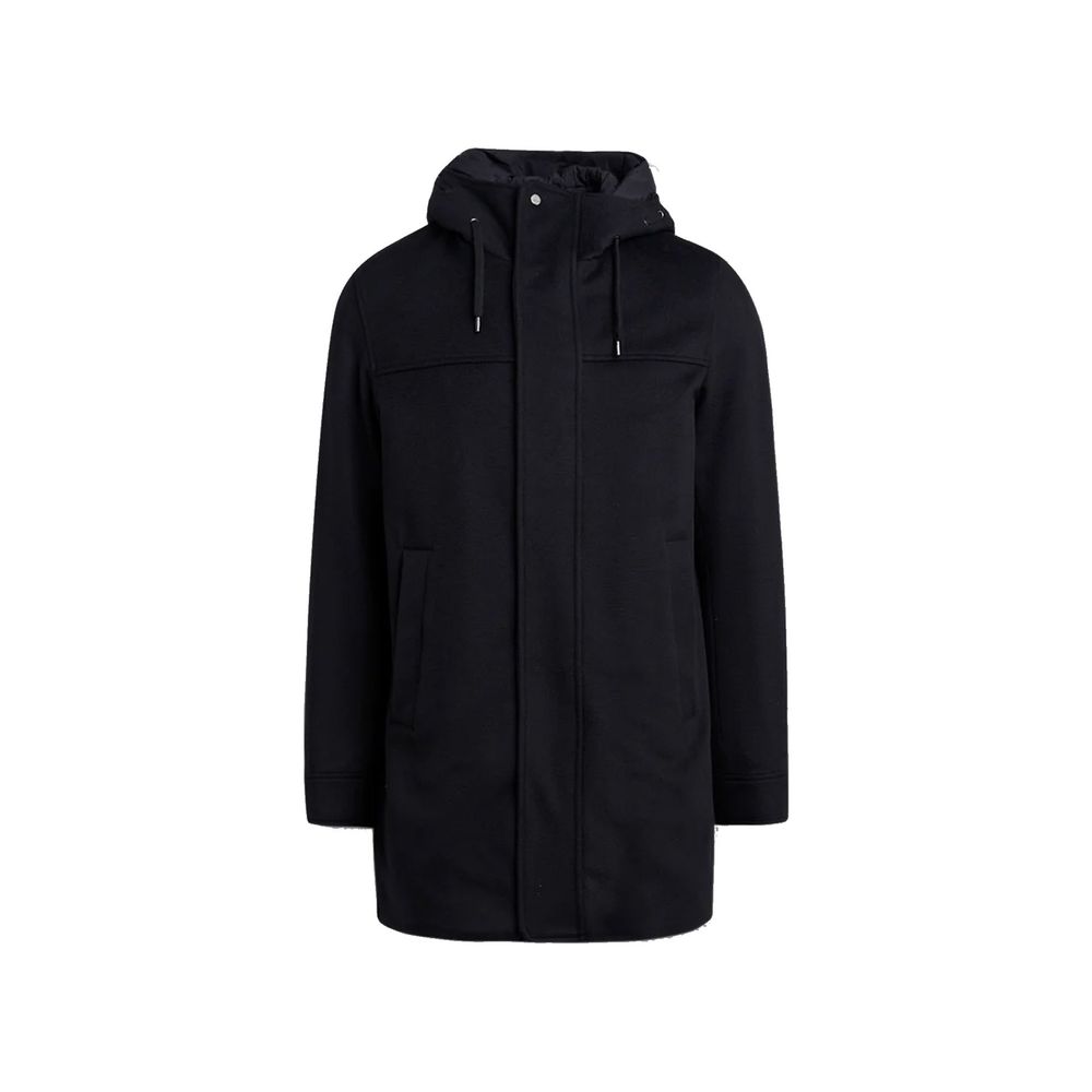 Herno Wool Cashmere Hooded Coat