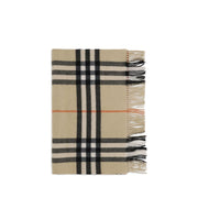 Burberry Wide Check Cashmere Scarf