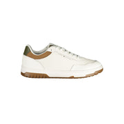 Tommy Hilfiger White Leather Men Sneaker