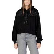 County of Milan Black Cotton Hoodie