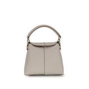 Tod's White Calf Leather Bos Taurus Shoulder Bag