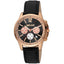 Just Cavalli Black Leather Dress Watch
