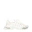 Dolce & Gabbana White Fabric Athletic Sneakers