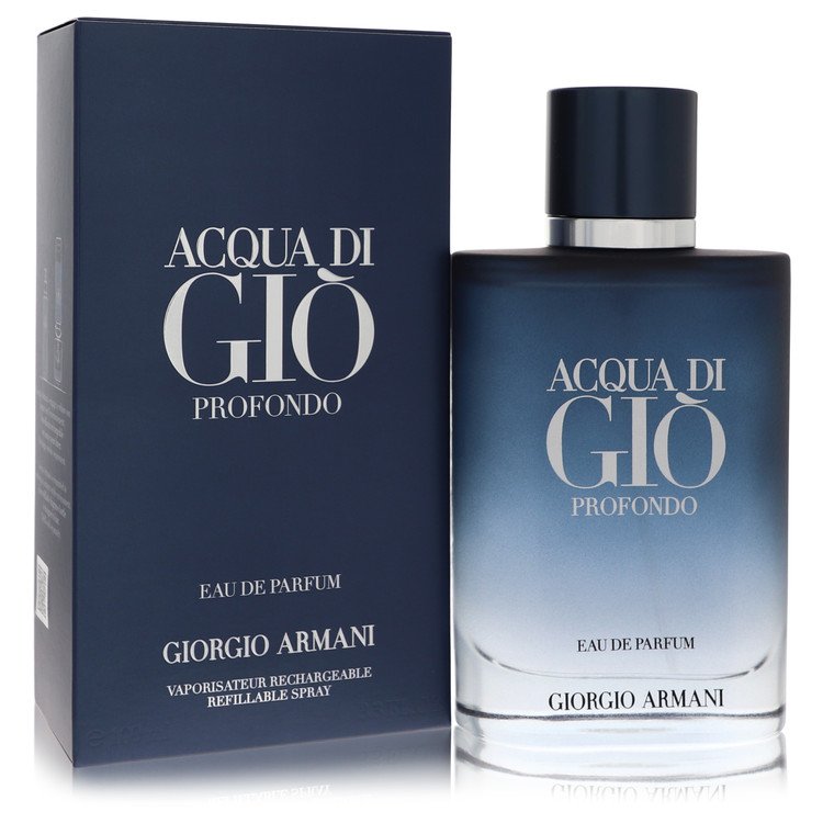 Giorgio Armani - Acqua Di Gio Profondo Cologne By Giorgio Armani Eau De Parfum Spray Refillable. SKU: 567705