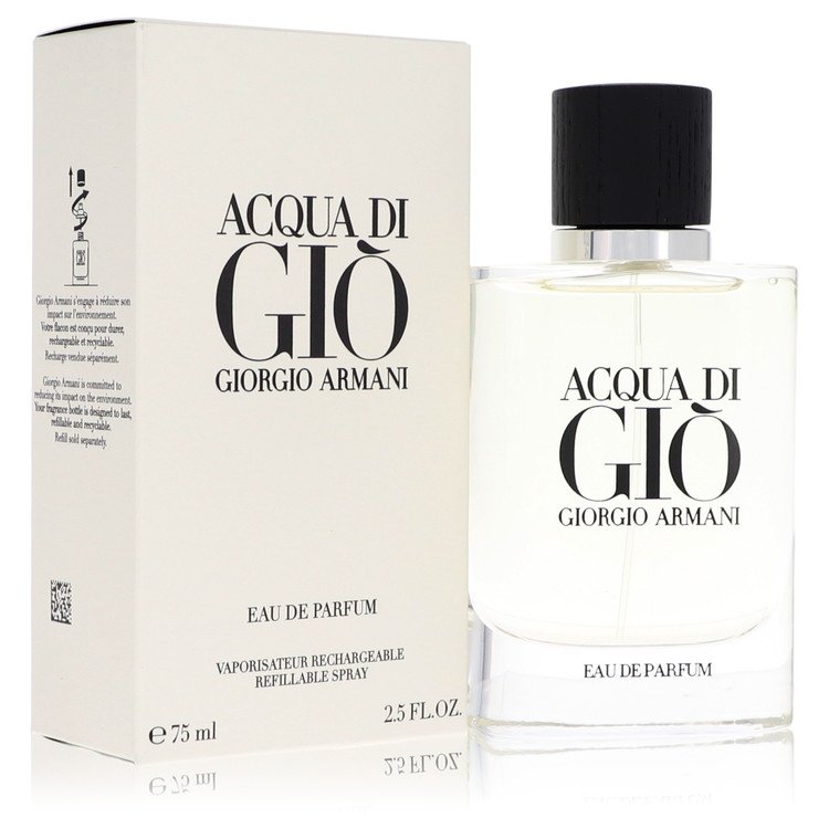 Giorgio Armani - Acqua Di Gio Cologne By Giorgio Armani Eau De Parfum Refillable Spray. SKU: 563190