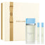 Dolce & Gabbana Light Blue 3 Pcs Set For Women: 3.38 Eau De Toilette Spray + 2 * 0.33 Eau De Toilette Spray