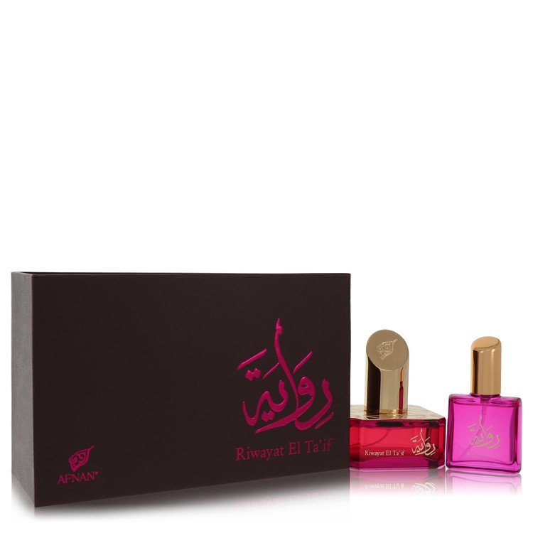 Afnan - Riwayat El Ta'if Perfume By Afnan Eau De Parfum Spray + Free .67 oz Travel EDP Spray. SKU: 541124