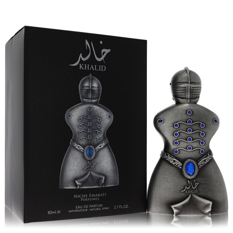 Lattafa - Niche Emarati Khalid Cologne By Lattafa Eau De Parfum Spray (Unisex). SKU: 565765