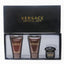 Versace Crystal Noir 3 Pcs Set For Women: 0.17 Eau De Toilette + 0.8 Shower Gel + 0.8 Body Lotion