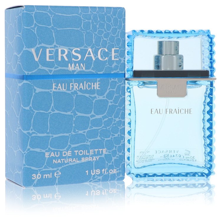 Versace Man Eau Fraiche Eau De Toilette Spray (Blue) By Versace - Zachava.com