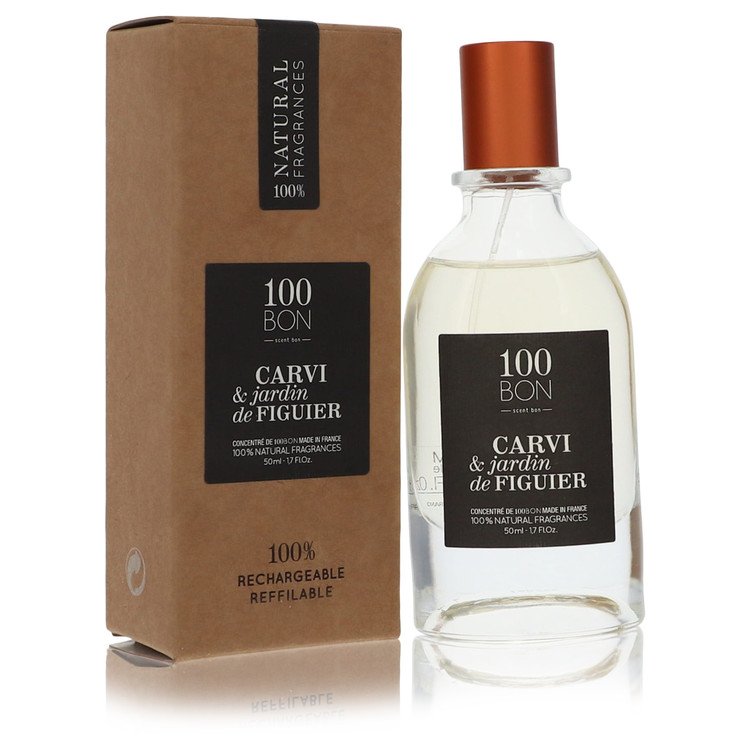 100 Bon Carvi Jardin De Figuier by 100 Bon Concentree De Parfum Spray (Unisex Refillable) 1.7 oz for Men