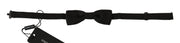 Dolce & Gabbana Elegant Black Polka Dot Silk Bow Tie - ACCEXO