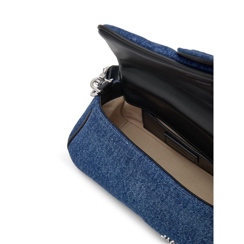 Jacquemus Blue Cotton Handbag