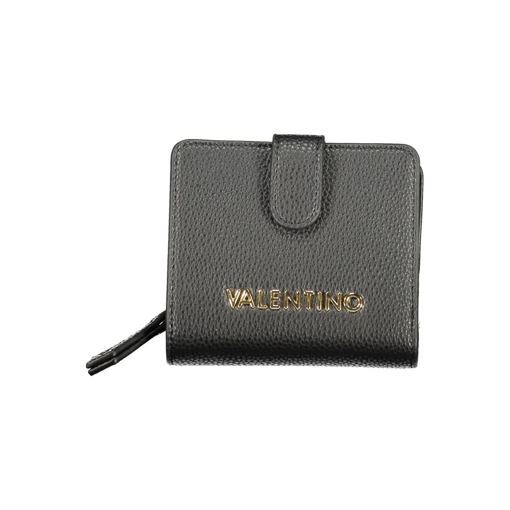 Mario Valentino Black Polyurethane Women Wallet